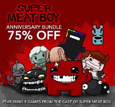 Новый супер пак Super Meatboy Anniversary Pack